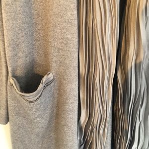 SOLD! Luisa Cerano wool / silk long sleeve cardigan size M-L